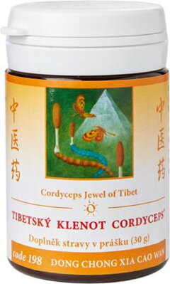 198h Tibetský klenot Cordyceps (v prášku) DONG CHONG XIA CAO WAN